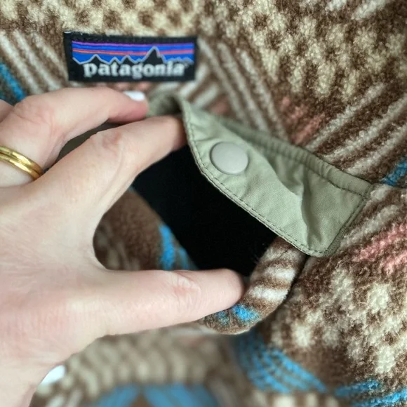 Patagonia Mens Synchilla Snap-T Fleece Pullover Cliffside Brown-Size XXS - Picture 4 of 8